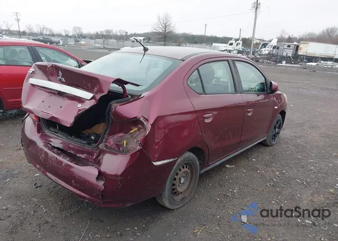 2020 Mitsubishi Mirage G4 Es z USA, uszkodzony, nr VIN ML32F3FJ1LHF01001